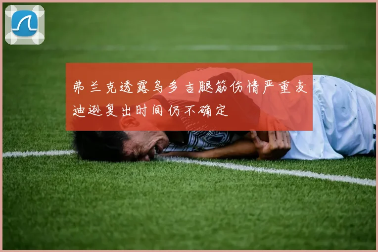 弗兰克透露乌多吉腿筋伤情严重麦迪逊复出时间仍不确定