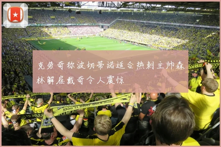 克劳奇称波切蒂诺适合热刺主帅森林解雇戴奇令人震惊