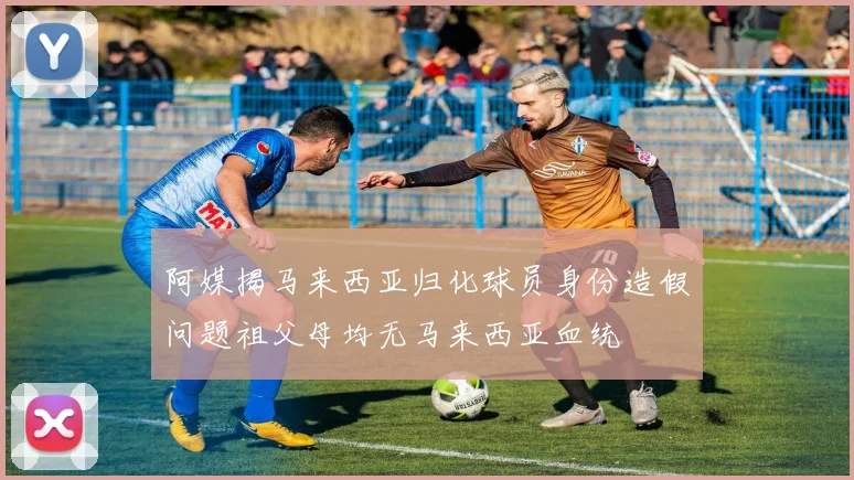 阿媒揭马来西亚归化球员身份造假问题祖父母均无马来西亚血统